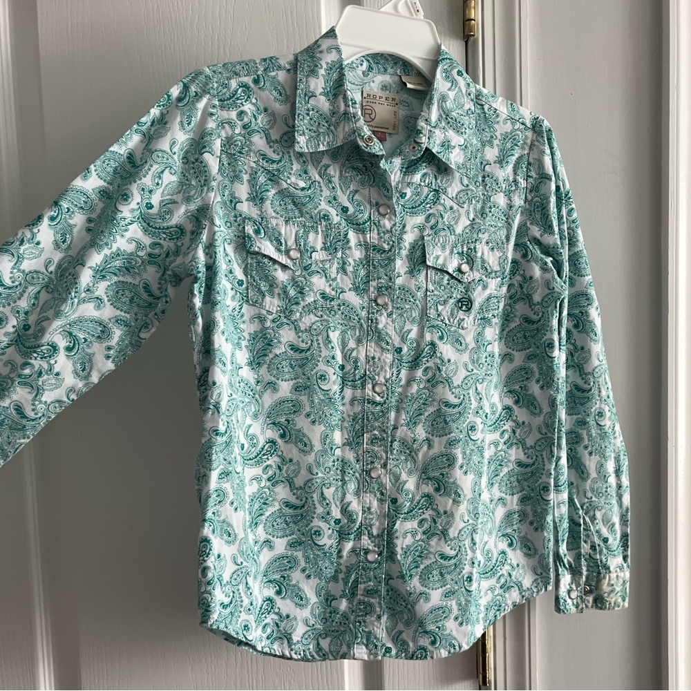 Girls roper rodeo shirt